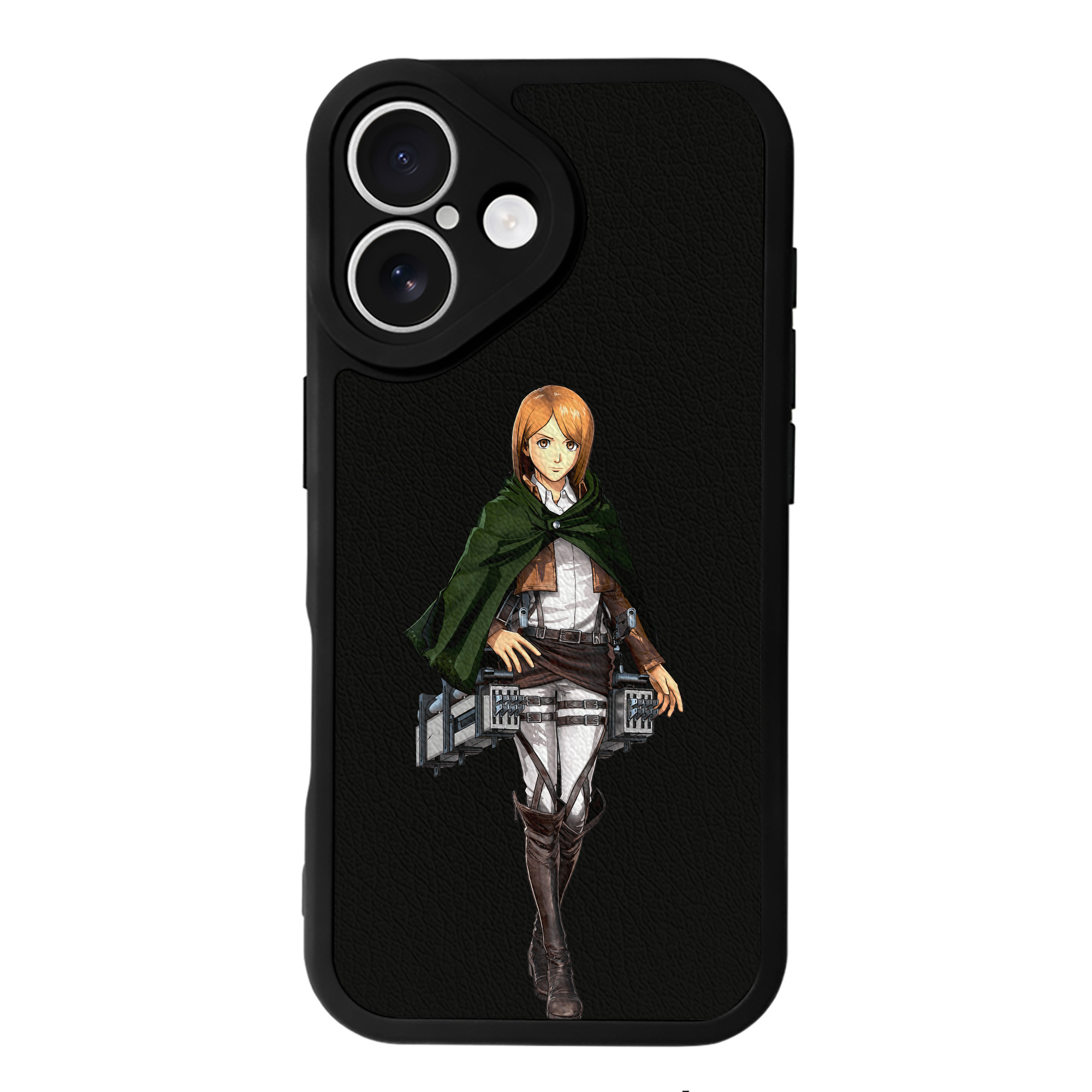 （画像用） 進撃の巨人 ペトラ·ラル Attack on Titan Petra Rall 【iPhone 16シリーズ対応】シリコンスマホケース（レザー調） 材質：シリコン